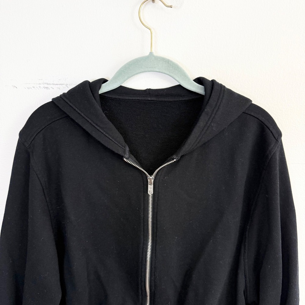 Alo Yoga Sweet Escape Zip Up Hoodie Black Cropped Size Small - Picture 4 of 5